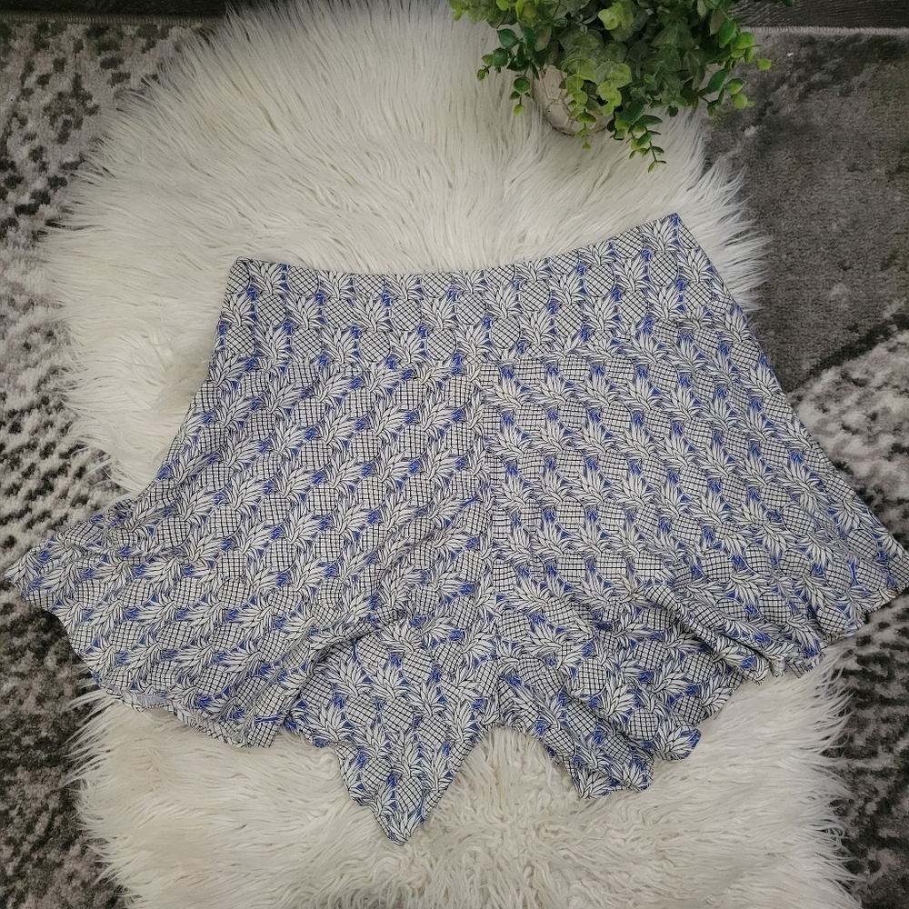 Anthropologie Maeve pineapple ruffle Shorts Size 4 - Picture 14 of 15